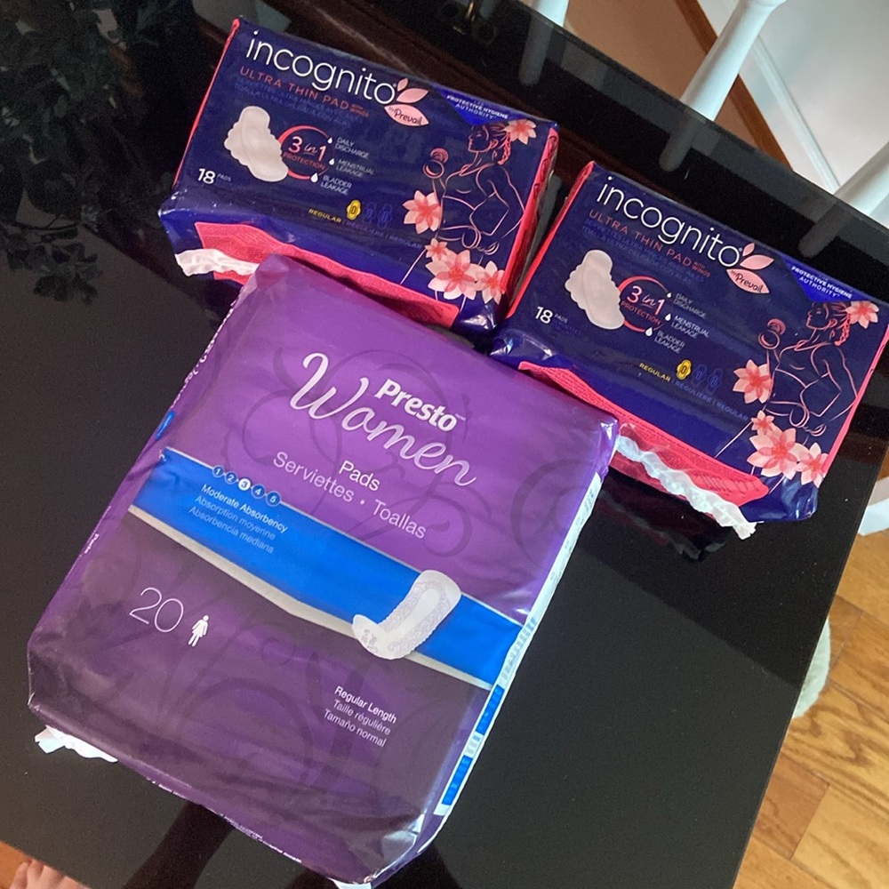 3 packs pads